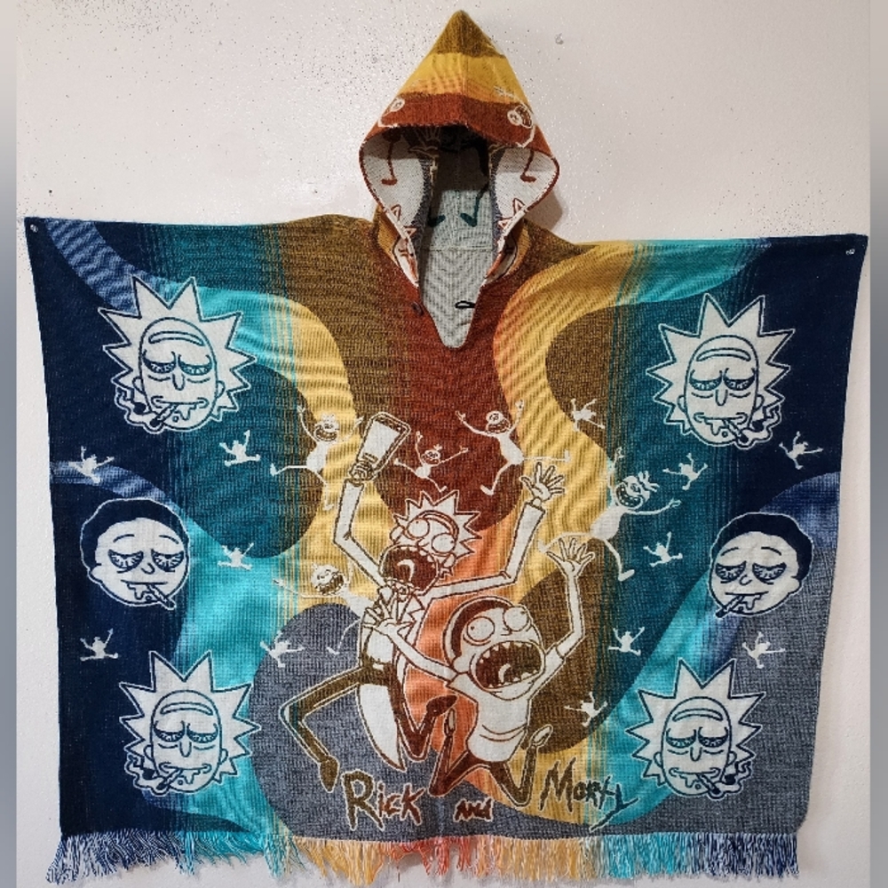 COPY - Rick and Morty Hooded Poncho